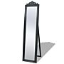 Vidaxl Free-standing Mirror Baroque Style 160x40 Cm Black