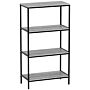 Brooklyn 4 Tier Bookcase, Grey