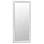 Accent Mirror White Painted Wooden Frame