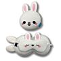 Relaxeazzz Travel Pillow & Eye Mask - Frances The Rabbit