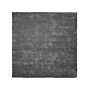 Shaggy Area Rug Dark Grey 200 X 200 Cm Modern High-pile Machine-tufted Square Carpet