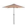 Garden Sun Parasol Sand Beige Fabric 270 Cm Market Umbrella Weather Resistant