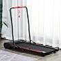 Homcom Foldable Walking Machine Treadmill 1-6km/h With Led Display & Remote Control Exercise Fitness