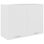 Vidaxl Hanging Cabinet White 80x31x60 Cm Engineered Wood