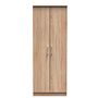 Devon Double Plain Wardrobe In Bardolino Oak