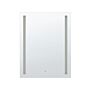 Wall Mounted Hanging Led Mirror 60 X 80 Cm Rectangular Modern Vintage Vanity Bathroom Make-up