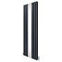 Flat Mirror Radiator & Valves - 1800mm X 565mm - Anthracite Grey