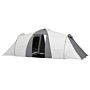 Outsunny 4-6 Man Tunnel Tent Camping Tent With 2 Bedroom, Vestibule, Bag, 2000mm Waterproof, Uv50+ For Fishing, Festival