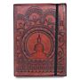 Small Notebook With Strap - Tibetan Mandala