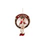 Red Nose Deer Wall Decoration 46cm