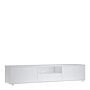 Media Tv-unit With 2 Doors + 1 Drawer 177 Cm White