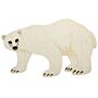 Kids Rug White Wool Cotton Backing 100 X 160 Cm Playroom Mat Animal Polar Bear Print Kids Room