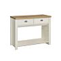 Highgate 2 Drawer Console Table Cream & Oak