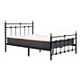 120cm Atlas Bed Black Black