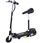 Homcom Outdoor Ride On Powered Scooter For Kids Sporting Toy 120w Motor Bike 2 X 12v Battery - Black