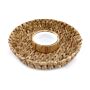 Circular Raffia Weaved Chip & Dip Tray 35cm