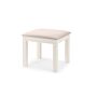 Maine Dressing Stool - Surf White