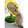 Sunflower Cat Tree For Indoor Kitty Sisal Scratcher Posts Cat Tree Interactive Activity Tree Tower Furniture Cute Scratch Board For Small Cats And Kittens