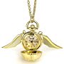 Harry Potter Gold Plated Golden Snitch Watch Necklace