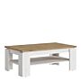 Celesto Coffee Table In White And Oak