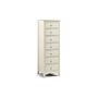 Cameo 7 Drawer Narrow Chest - Stone White