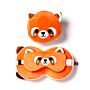 Red Panda Relaxeazzz Plush Round Travel Pillow & Eye Mask Set