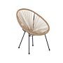 Garden Chair Natural Pe Rattan Papasan Outdoor Indoor Furniture Deep Seat