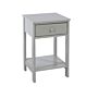 Painted Grey Shaker, 1 Drawer Petite Bedside Cabinet