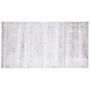 Area Rug Light Grey Viscose 80 X 150 Cm Tufted Low Pile