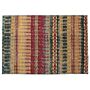 Area Rug Multicolour 140 X 200 Cm Flat Weave