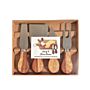 Set Of 4 Acacia Wood Cheese Knifes