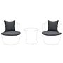 Outdoor Cushion Covers For Garden Set Grey Water Resistant