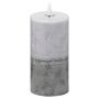 Luxe Collection Natural Glow 6"x3" Stone Dipped Led Candle