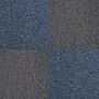 40 X Carpet Tiles 10m2 / Storm Blue & Charcoal Black