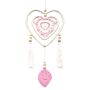 Dream Catcher - Medium Pink Heart In Heart