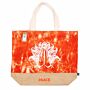 All Natural Bag - Orange Stonewash - Namaste Hand - Peace