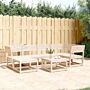 Vidaxl 6 Piece Garden Sofa Set Solid Wood Pine