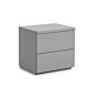 Monaco 2 Drw Bedside - Grey Gloss