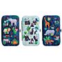 5 Piece Zip Up Shaped Manicure Set - Animal Kingdom