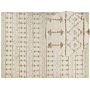 Modern Area Rug Beige 300 X 400 Cm Rectangular Handwoven Reversible Low Pile