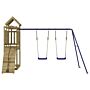 Vidaxl Outdoor Playset Impregnated Wood Pine