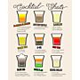 Vintage Metal Sign - Classic Cocktail Shot Recipes