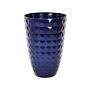 Tall Plant Pot Planter Navy Blue Fibre Clay High Gloss Outdoor Resistances 42 X 60 Cm All-weather