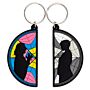 Wednesday 2pk Friendship Pvc Keyring Set