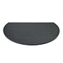 Honed Black Granite Stone Truncated Hearth, 31 Inch