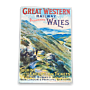 Vintage Metal Sign - British Railways Retro Advertising, Great Western Wales