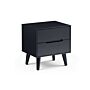 Alicia 2 Drawer Bedside - Anthracite