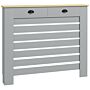 Homcom 95.5h X 111wcm Radiator Cover, With Drawer - Grey