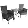 Jardi Rattan Bistro Set Grey