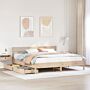 Vidaxl Bed Frame Without Mattress 200x200 Cm Solid Wood Pine